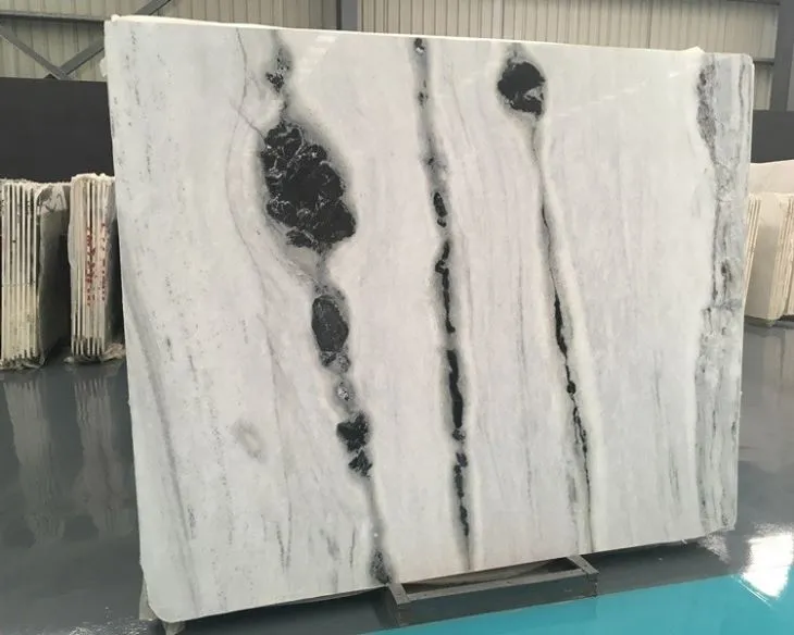 China Panda White Marble Slabs