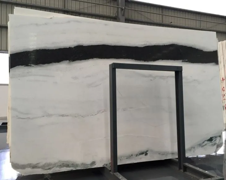 China Panda White Marble Slabs