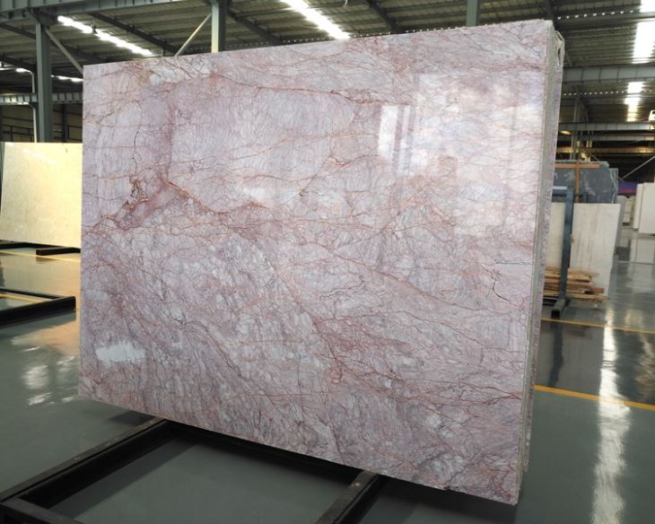 Spider Pink Marble Slabs